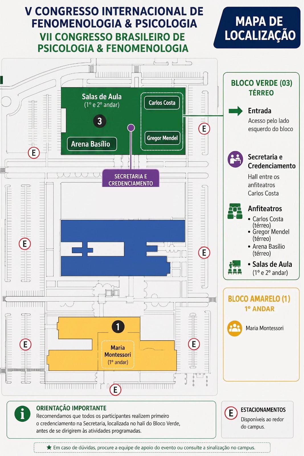 Mapa de localização — V CIFP / VII CBPF 2026 na PUCPR